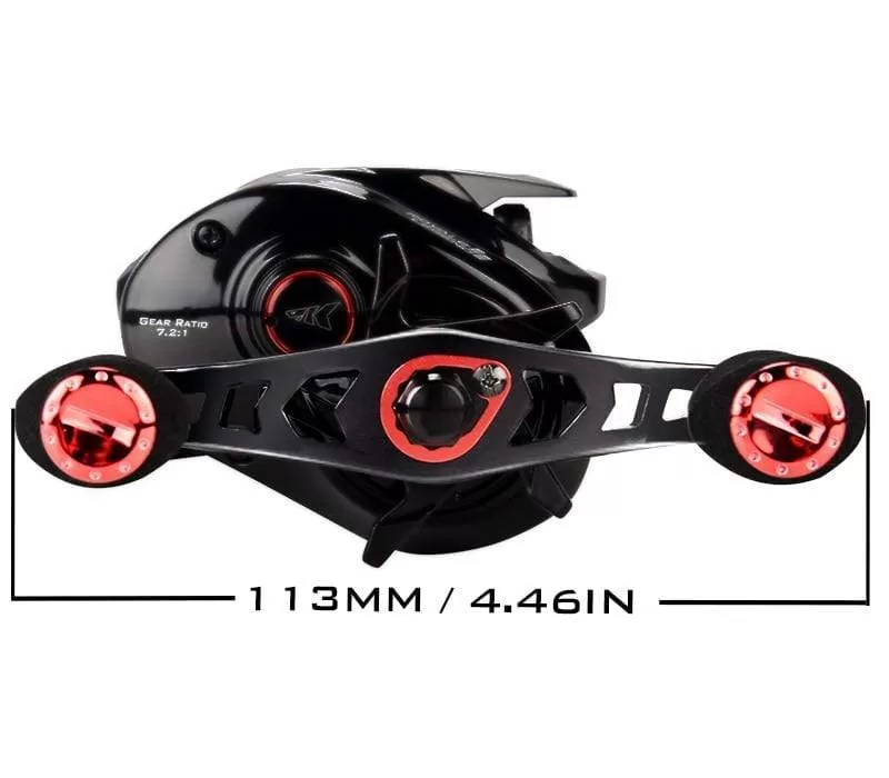 Royale Legend II & GT Baitcasting Reel 7.2:1 5.4:1 Gear Ratio Reel  Freshwater Aluminum Spool 8 KG Drag Fishing Coil