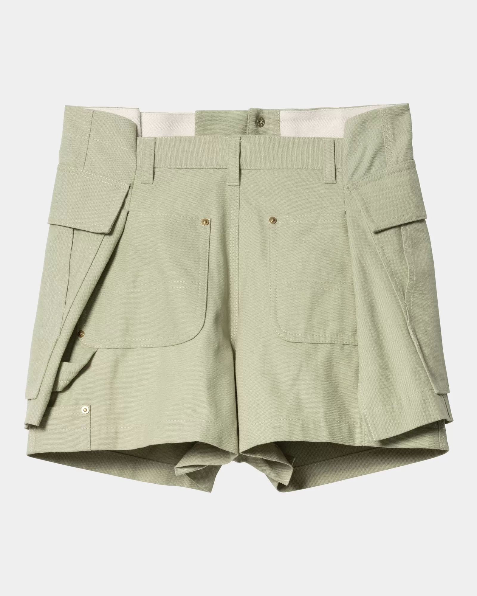 sacai x Carhartt WIP Women's Duck Shorts | Light Green