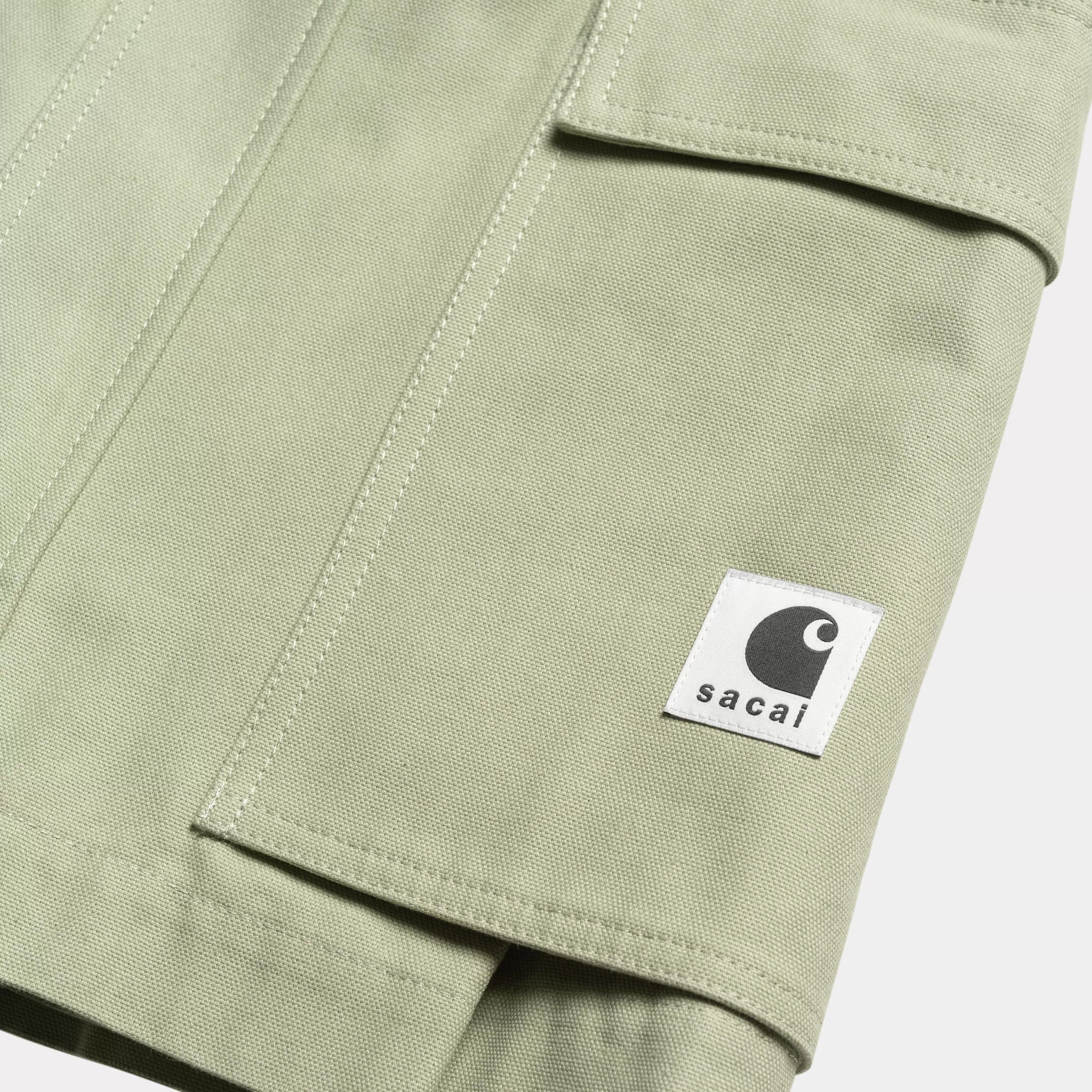 sacai x Carhartt WIP Women's Duck Shorts | Light Green