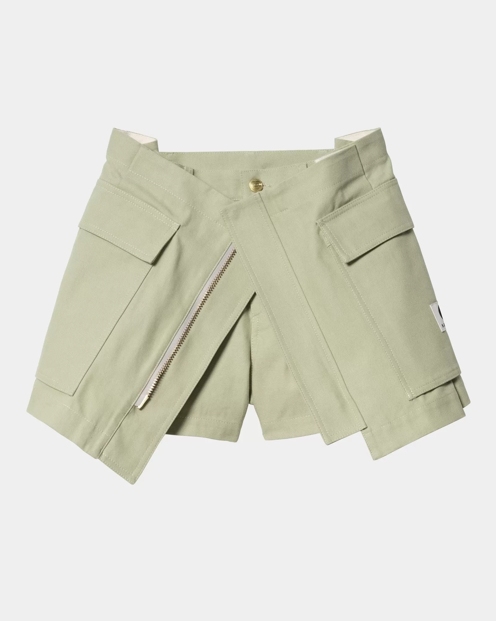 sacai x Carhartt WIP Women's Duck Shorts | Light Green