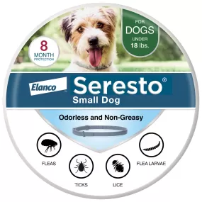 Seresto Vet-Recommended Flea & Tick Treatment & Prevention Collar for Dogs | 8 Months Protection