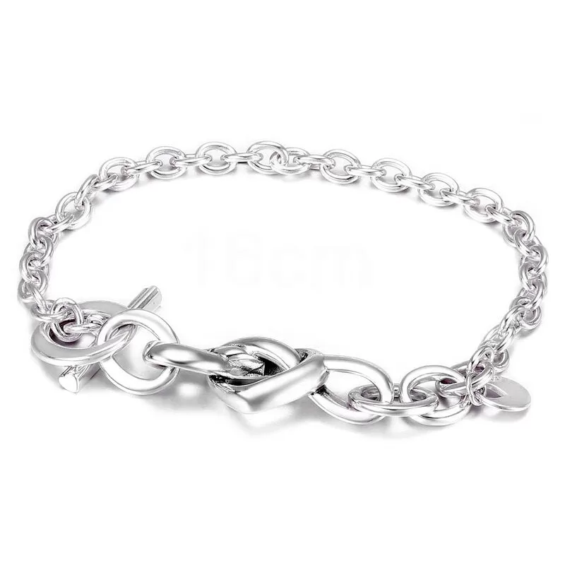 Sterling Silver Logo Bracelet