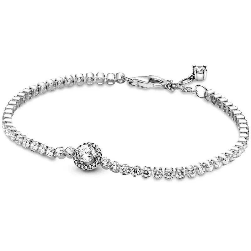 Sterling Silver Logo Bracelet