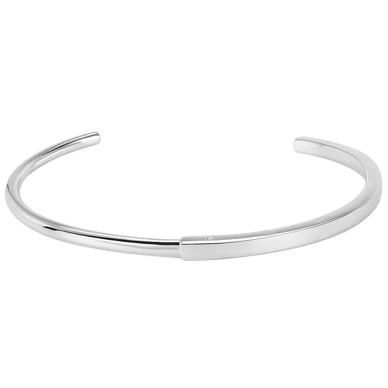 Sterling Silver Logo Bracelet