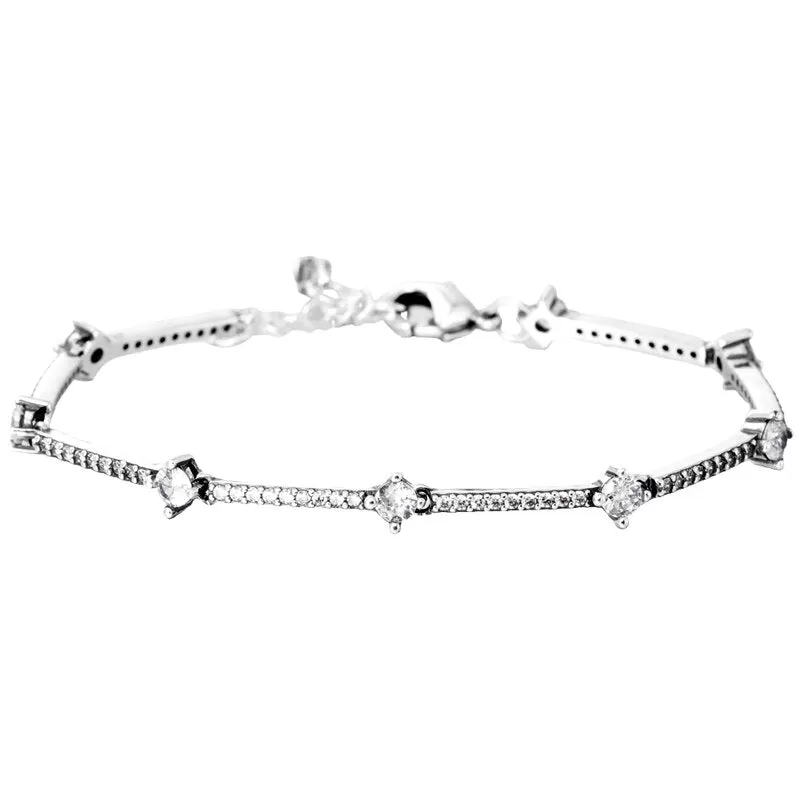 Sterling Silver Logo Bracelet