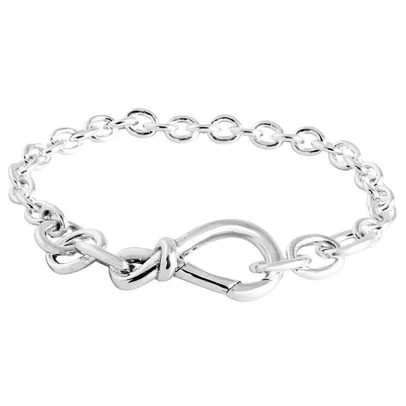 Sterling Silver Logo Bracelet