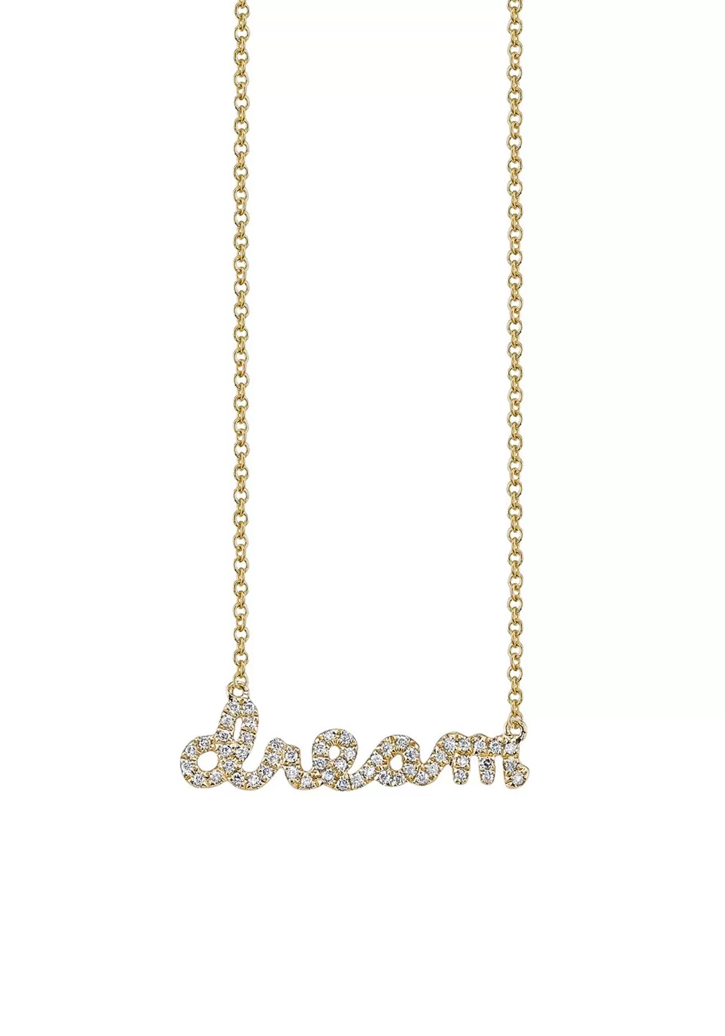 Sydney Evan 14K Yellow Gold & Diamond Dream Necklace | Medium