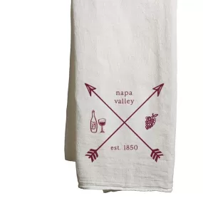 Tea Towel Napa Valley Arrows