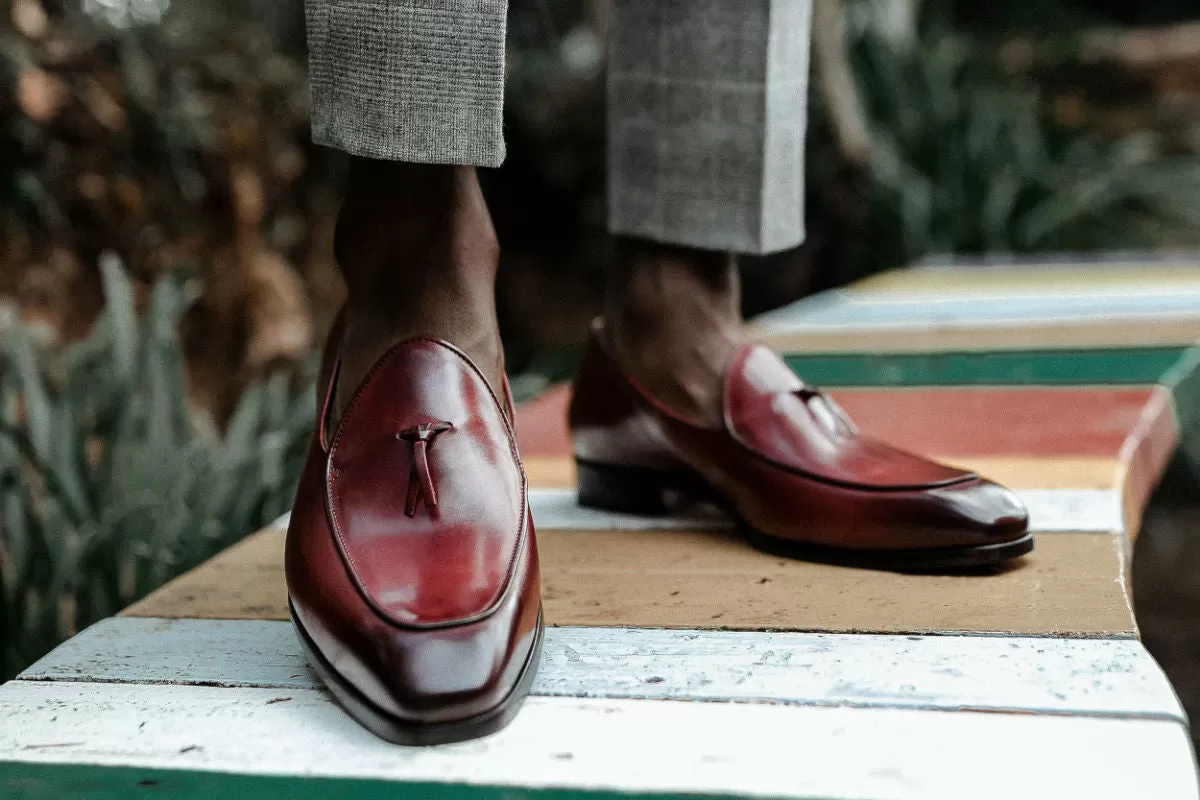 The Van Damme Belgian Loafer - Oxblood