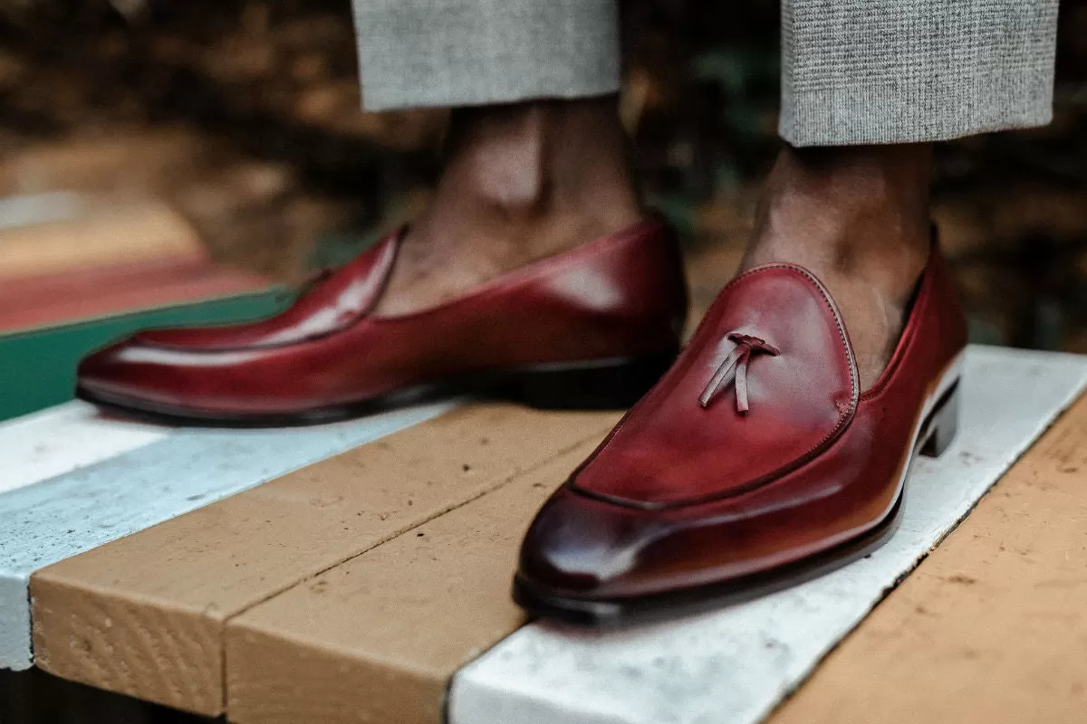 The Van Damme Belgian Loafer - Oxblood