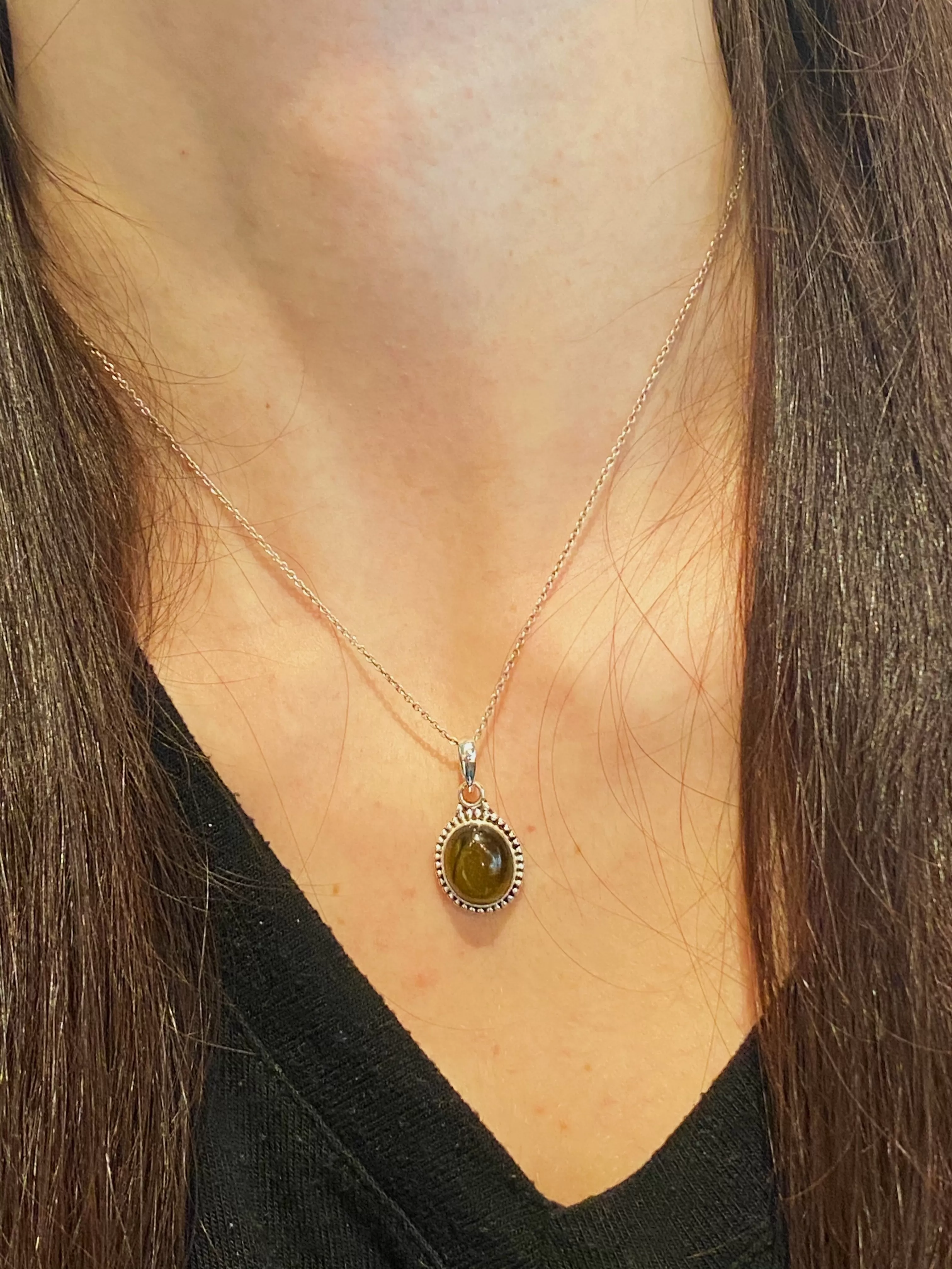 Tiger's Eye Gala Pendant - Round/Almond/Oval