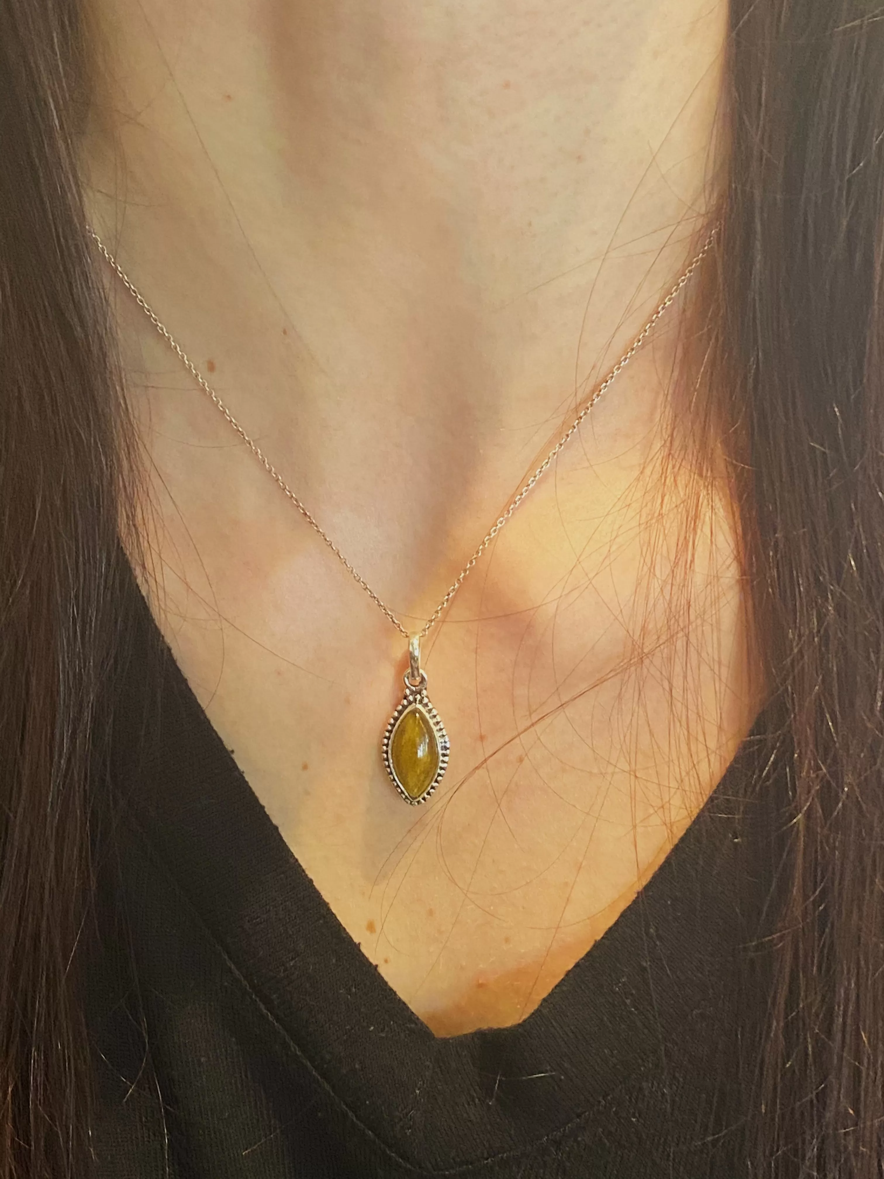 Tiger's Eye Gala Pendant - Round/Almond/Oval