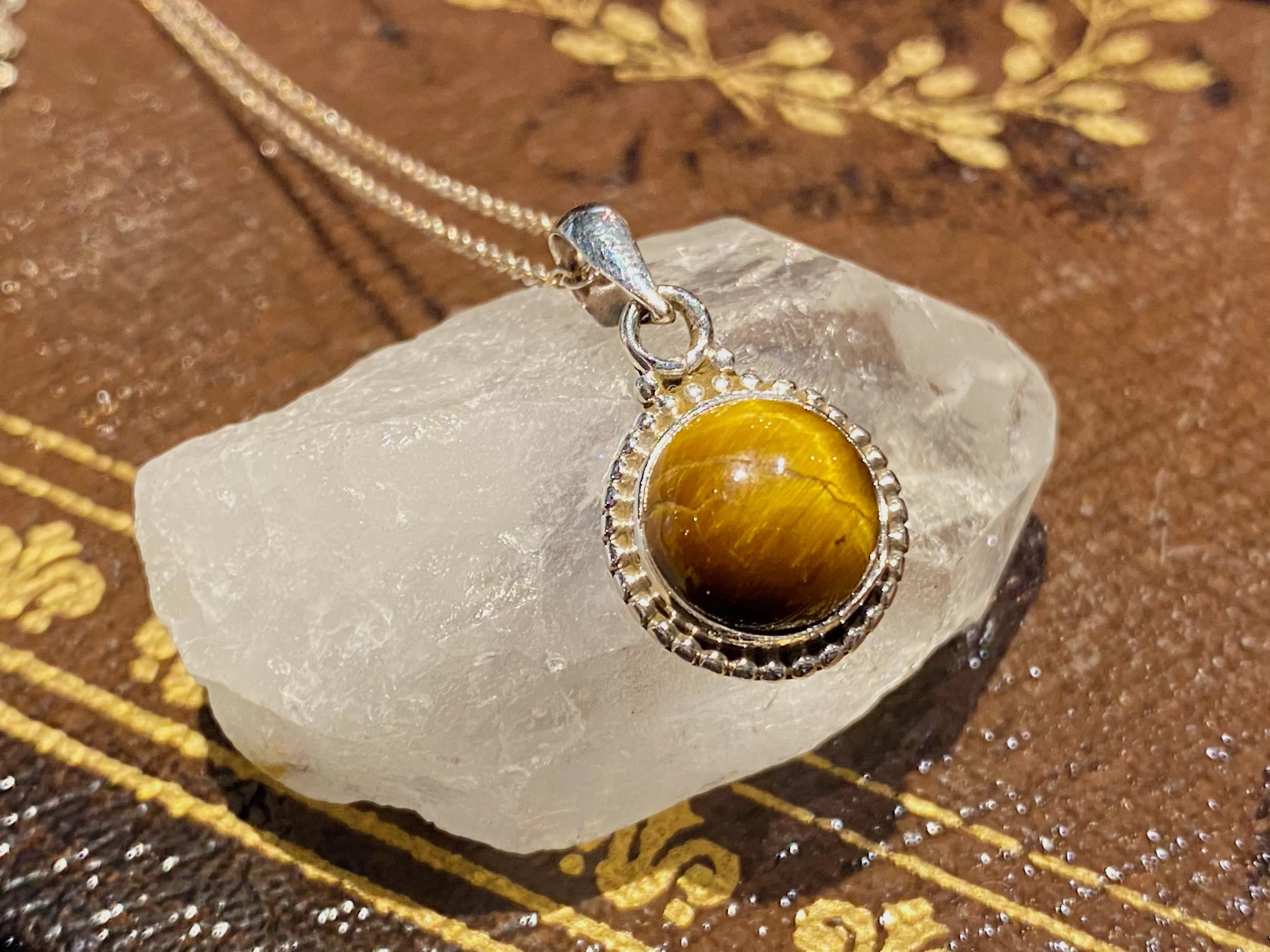 Tiger's Eye Gala Pendant - Round/Almond/Oval