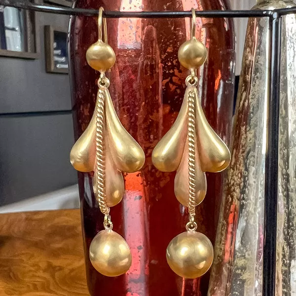 Victorian Long Drop Earrings