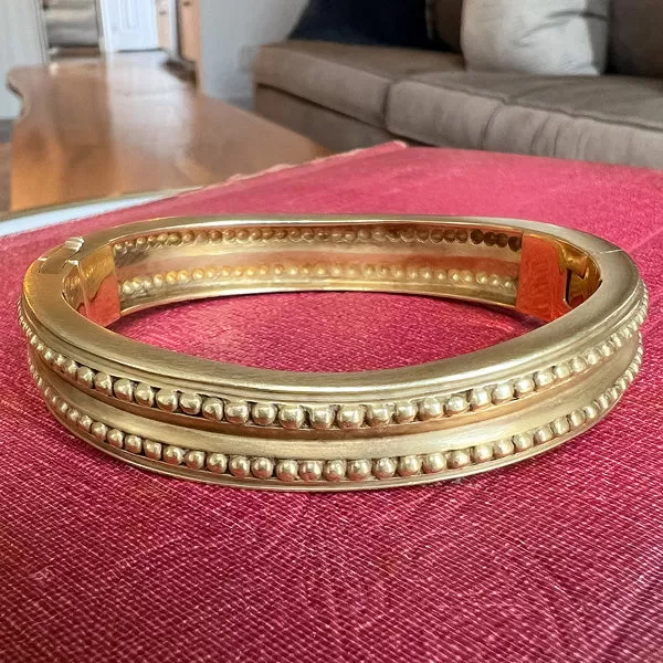 Vintage Gold Bangle Bracelet