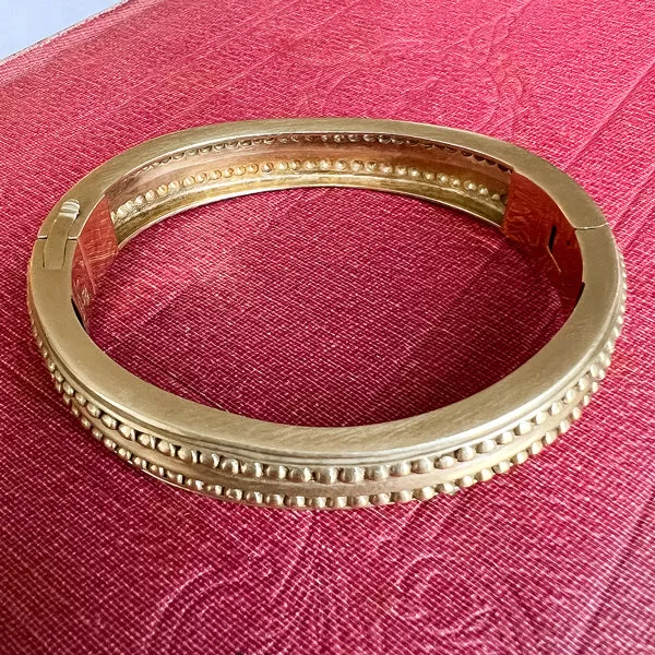 Vintage Gold Bangle Bracelet