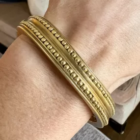 Vintage Gold Bangle Bracelet