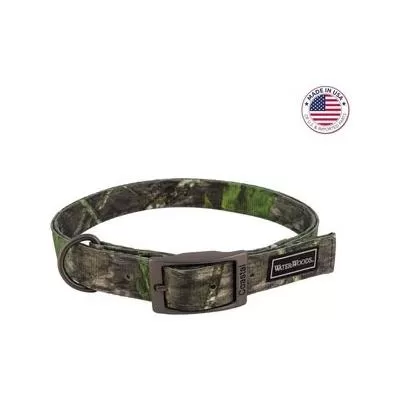 Water & Woods Double-Ply Patterned Hound Dog Collar, Nwtf Obsession, Medium: 18-In Neck, 1-In Wide