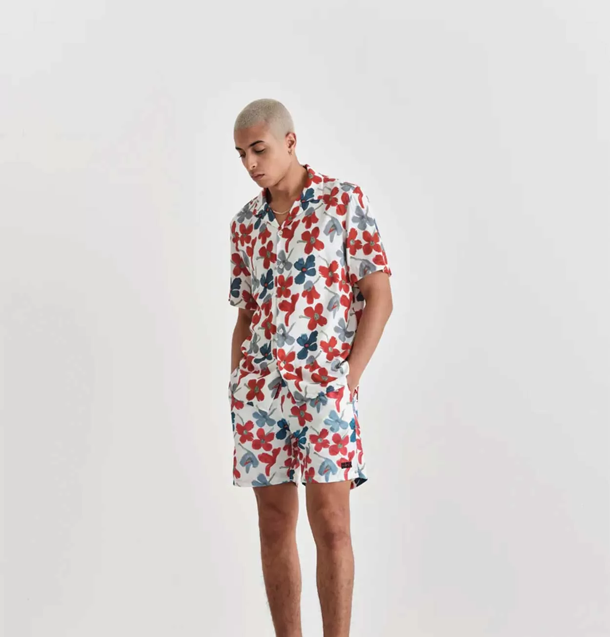 Wax London Noden Swim Shorts with Flower Print