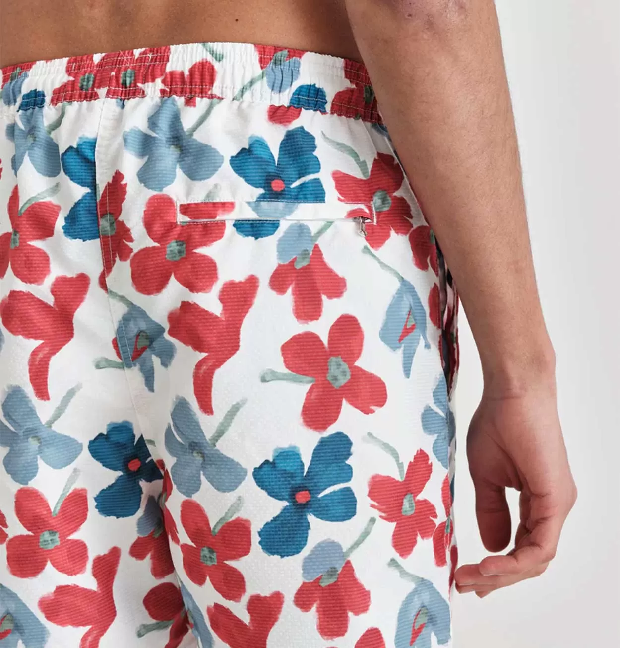 Wax London Noden Swim Shorts with Flower Print