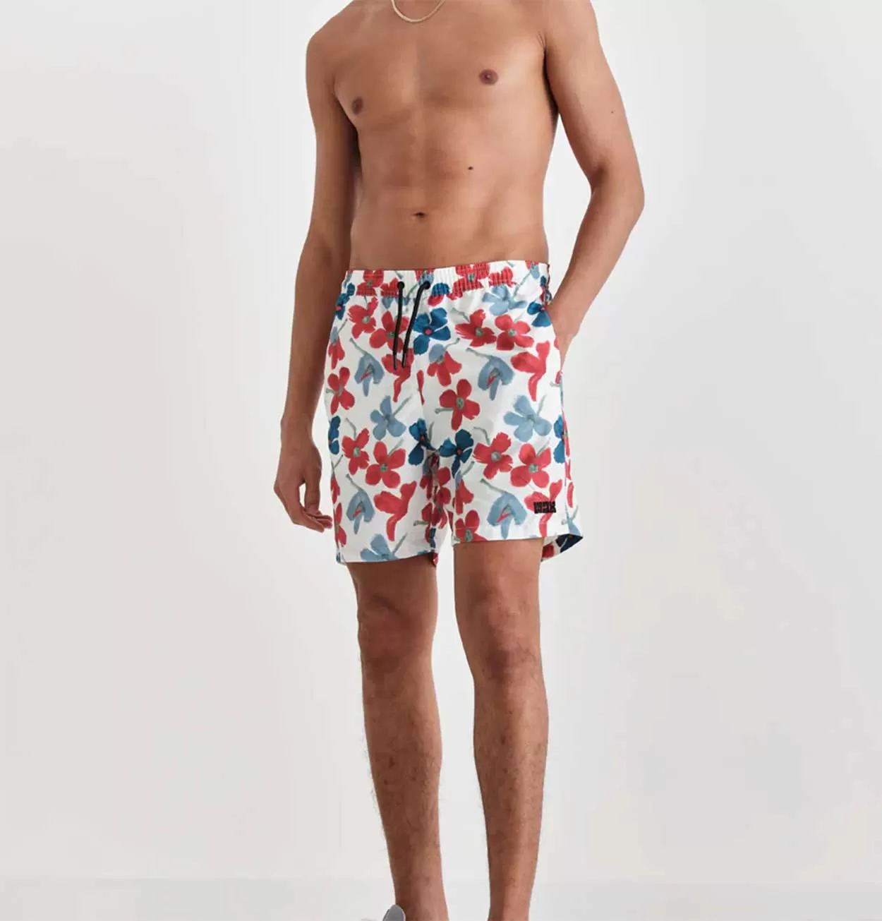 Wax London Noden Swim Shorts with Flower Print