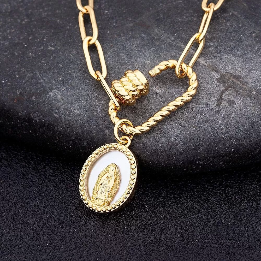 WWJD Our Lady of Guadalupe Bracelet