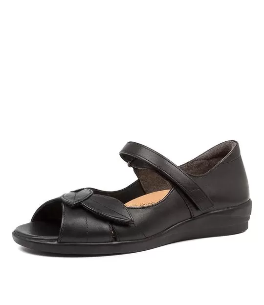 Ziera Women's Disco - Black Leather